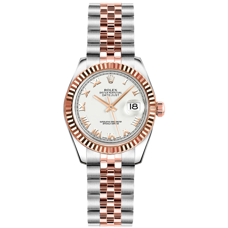 Rolex Ladies Watch New Style Datejust 179171 Rose Gold And Steel