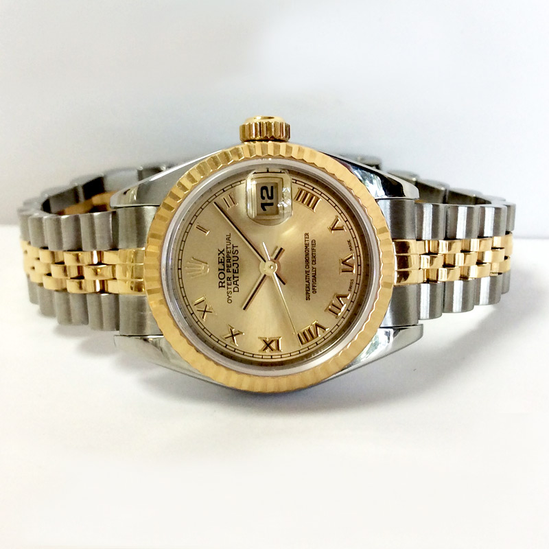 rolex lady datejust roman numerals