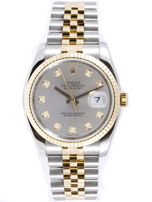 Rolex Women's Datejust Watch 18k Gold and Steel Junior Size