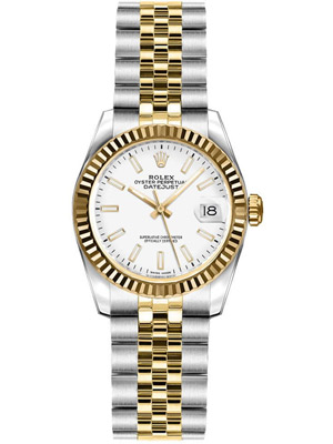 Ladies Rolex Datejust White Dial 26 mm