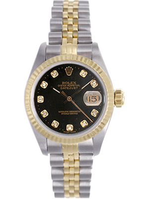 Rolex Lady Datejust Black Diamond Dial