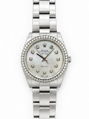 Rolex Oyster Perpetual Air King Mother of Pearl Dial 34 mm