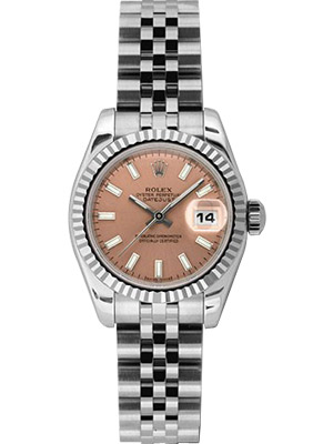 Ladies Rolex Blush Pink Dial