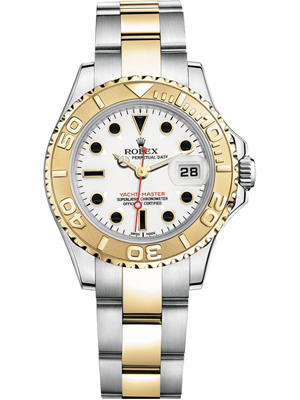 Rolex Ladies Yacht-Master 18k Yellow Gold 169623