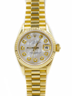 Rolex Ladies 18K Gold President