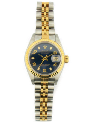 Ladies Rolex 18k Gold Steel 79173