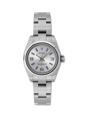 Rolex Watch Lady Oyster Perpetual 176200 Silver Dial Arabic Numerals