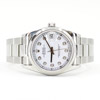 Ladies watch with white dial