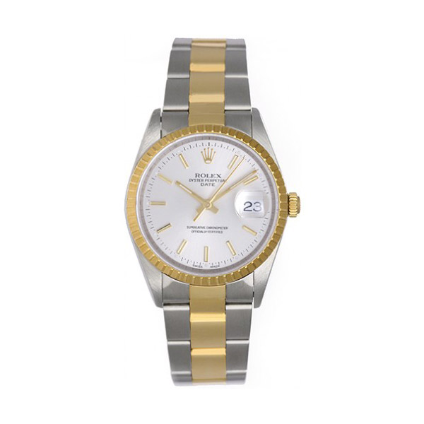 silver and gold rolex datejust