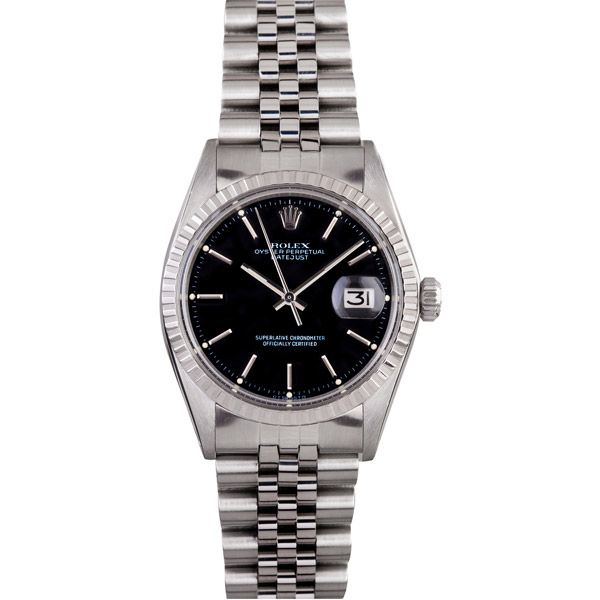 rolex datejust 16234 black dial