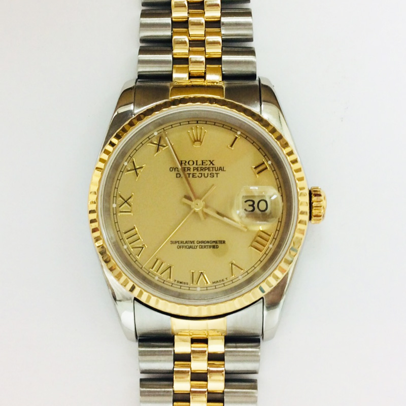 datejust 36mm two tone