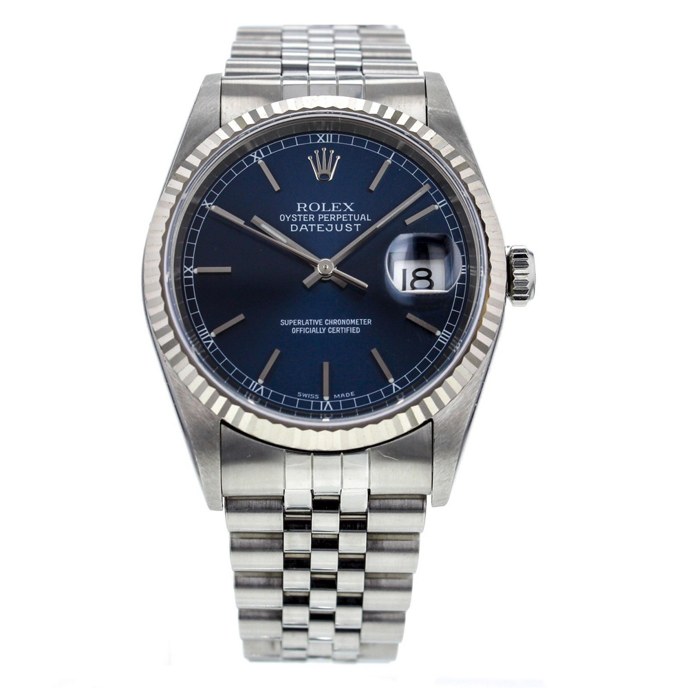 rolex datejust 16234 blue dial