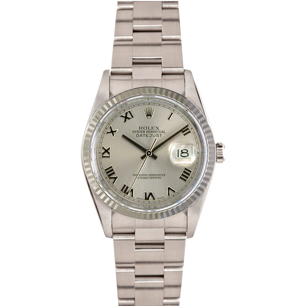 rhodium dial datejust