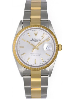 silver and gold rolex datejust