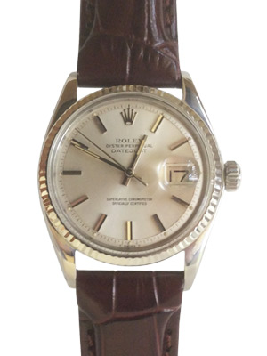 Vintage 1977 Rolex Datejust Leather Strap