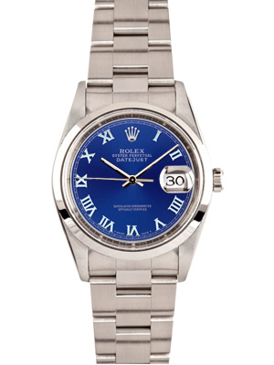 Rolex Datejust Blue Dial