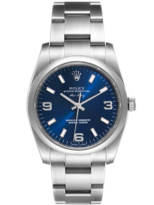 Rolex Oyster Perpetual Air King Blue Dial 34 mm