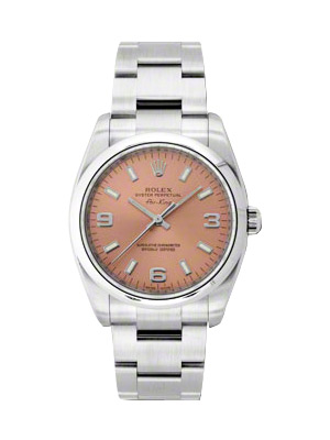 rolex air king salmon dial