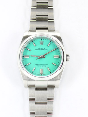 Rolex Datejust Oyster Perpetual 36 mm Turquoise Dial
