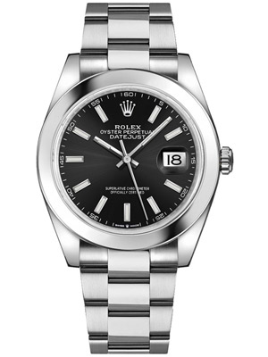 Datejust-II Men's Watch Black Dial 41 mm Oyster Bracelet