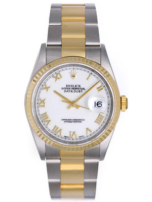 Rolex Men Watch Datejust in 18K Gold and Steel