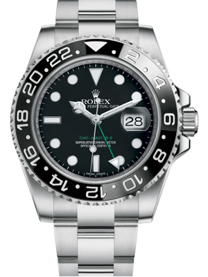 Rolex Mens Watch GMT Master Ceramic Bezel 116710