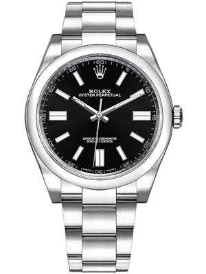 Rolex Oyster Perpetual 36 mm Black Dial Watch 116000
