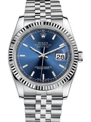 Rolex Oyster Perpetual Datejust 116234 with Blue Dial