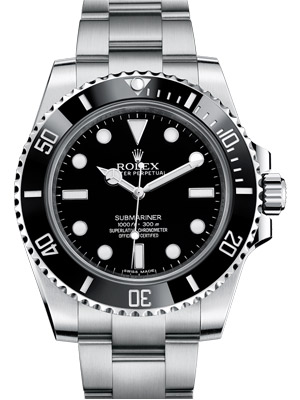 Rolex Submariner Ceramic 114060 Black Dial No Date