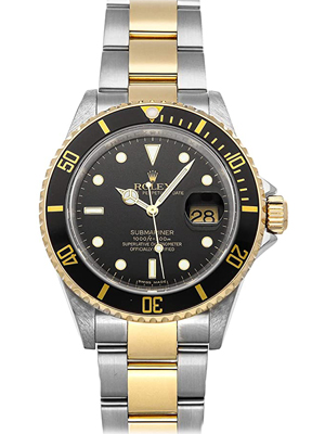 Rolex Submariner 16613 Two Tone Black Dial