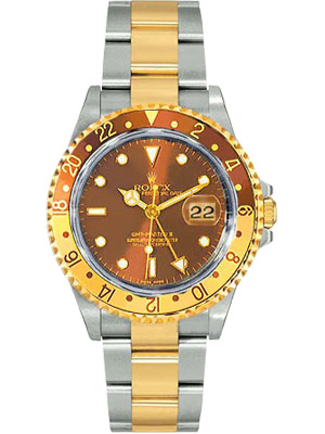 Rolex Mens Watch GMT Master Brown Dial