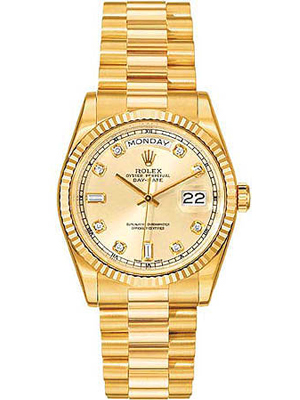 Rolex Preowned Day Date Gold 18238