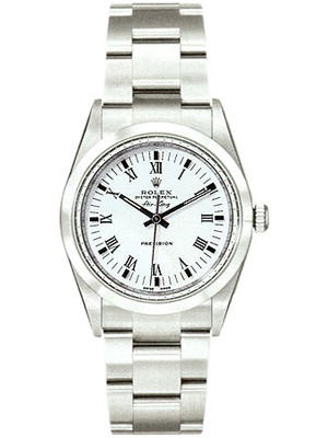 Rolex Airking 14000 Steel White Dial Preowned