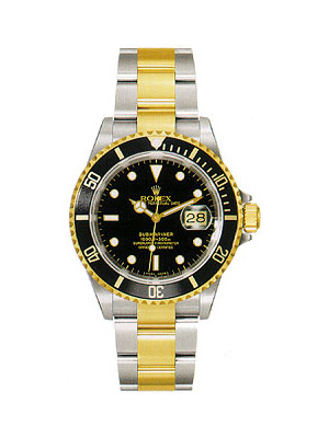 1997 rolex submariner two tone