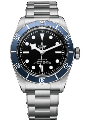 Tudor Heritage Black Bay Blue Bezel Men's Watch