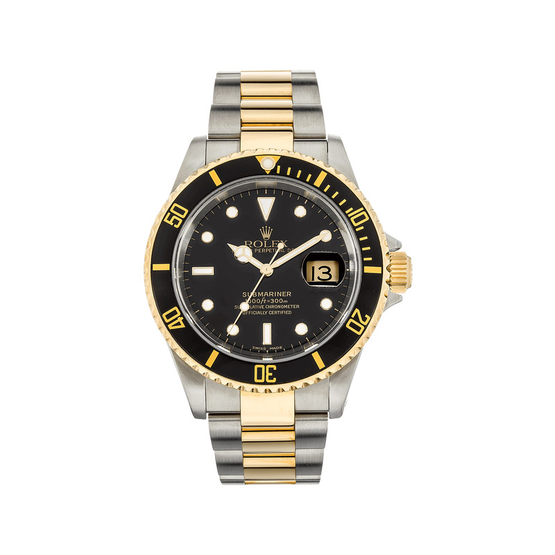 2 tone submariner black face