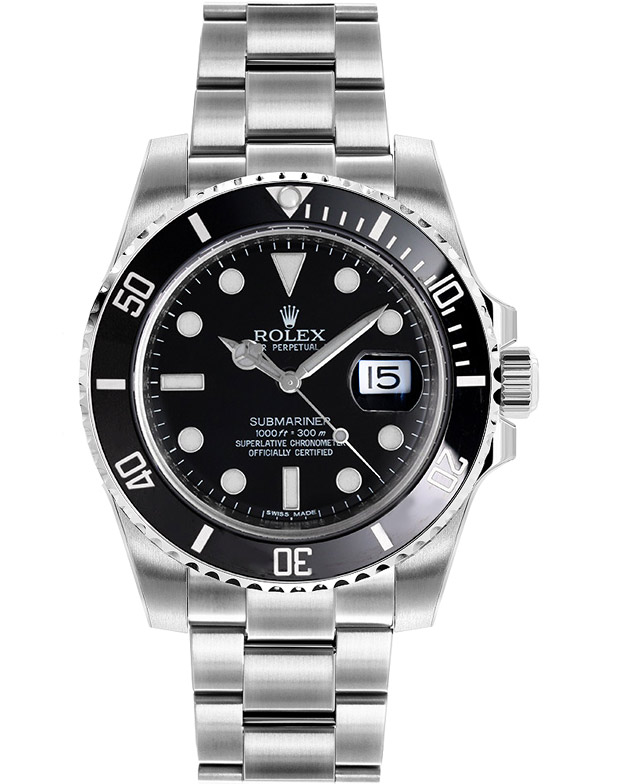 Rolex Oyster Perpetual Ceramic Submariner Date Black Face