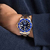 Watch on wrist