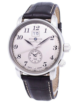 German Zeppelin 2 Time Zone 42 Millimeter Men's Watch