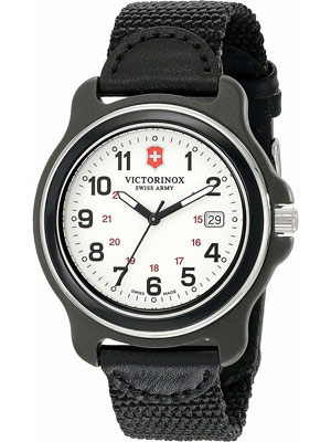 Swiss Army Officer's 43 mm Black Bezel