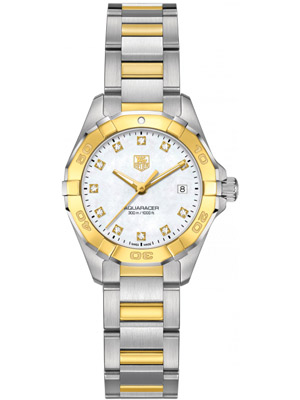 Tag Heuer Aquaracer Diamond Gold & Steel Ladies Watch