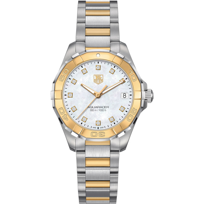 Ladies Tag Heuer WAY1351 35 mm Watch in 18k Solid Gold and Steel