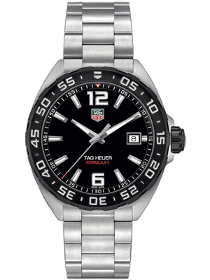 TAG Heuer Formula 1 Quartz Watch, 41 mm, Steel Black Opaline Dial