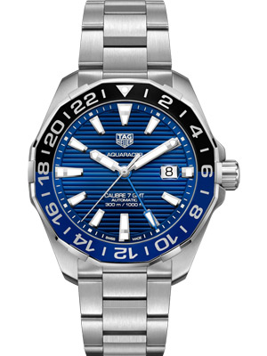 Tag Heuer Aquaracer GMT Men's Blue Dial Watch