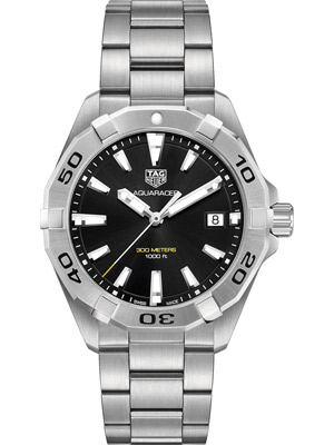 Tag Heuer Quartz Aquaracer 41 mm Men's Watch Black Dial