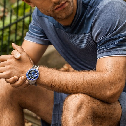 Model Wearing a Tag Heuer Formula-1 Watch