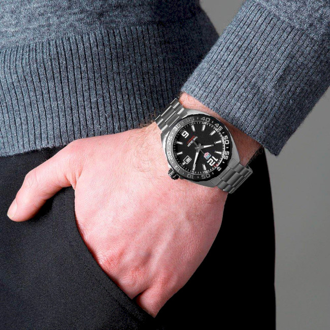 TAG Heuer Formula 1 Quartz Watch 41 mm Steel Black Opaline Dial