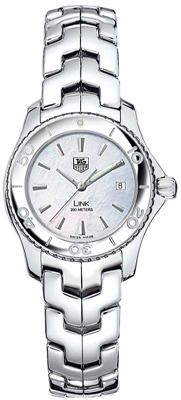 TAG Heuer クォーツ時計 シルバー ホワイト Tag Heuer Link Quartz Stainless Steel 32mm White Mother of Pearl