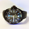Actual watch showing self-powered illumination